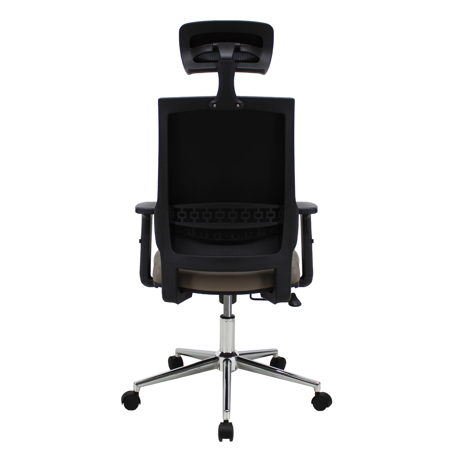 Silla de Oficina Directiva Lugo JM-530D PU Soporte Lumbar Gris Mundo In