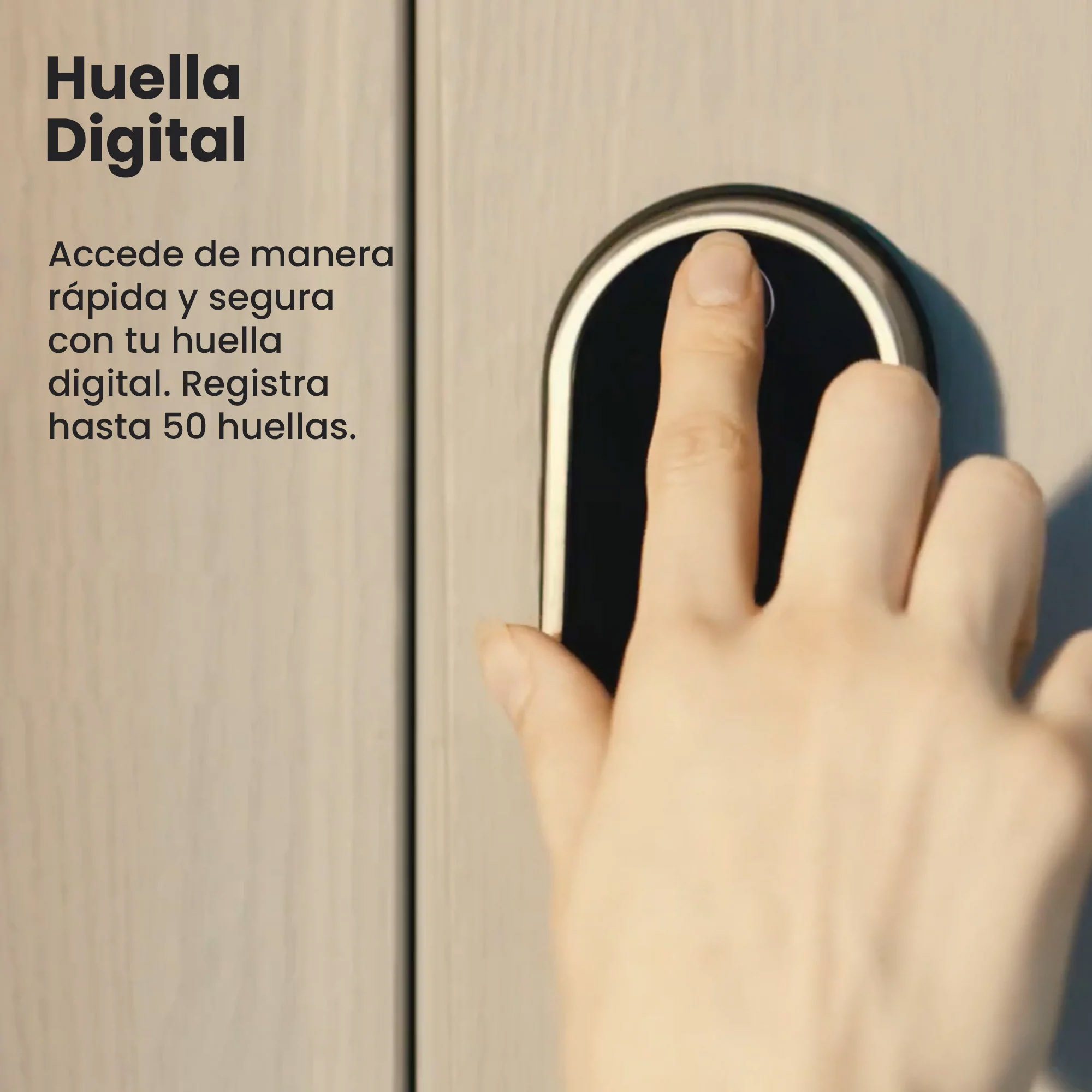 Cerradura Inteligente WiFi y Huella Digital Hasta 100 Usuarios Samsung SHP-A30