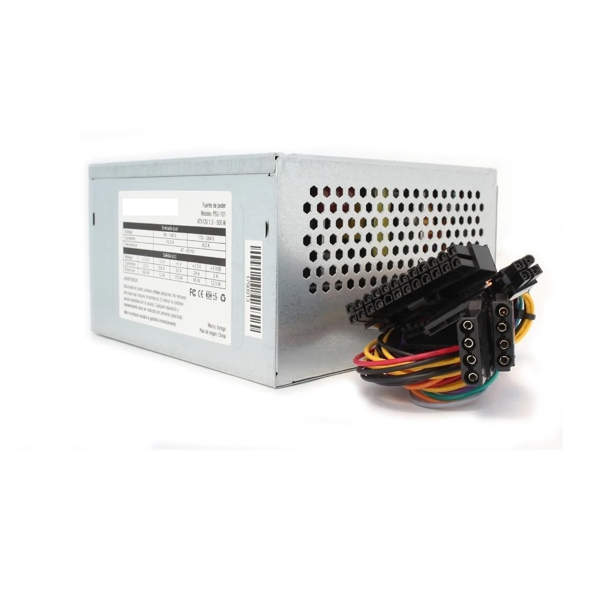 Fuente De Poder  500w Psu-101 2 Conectores