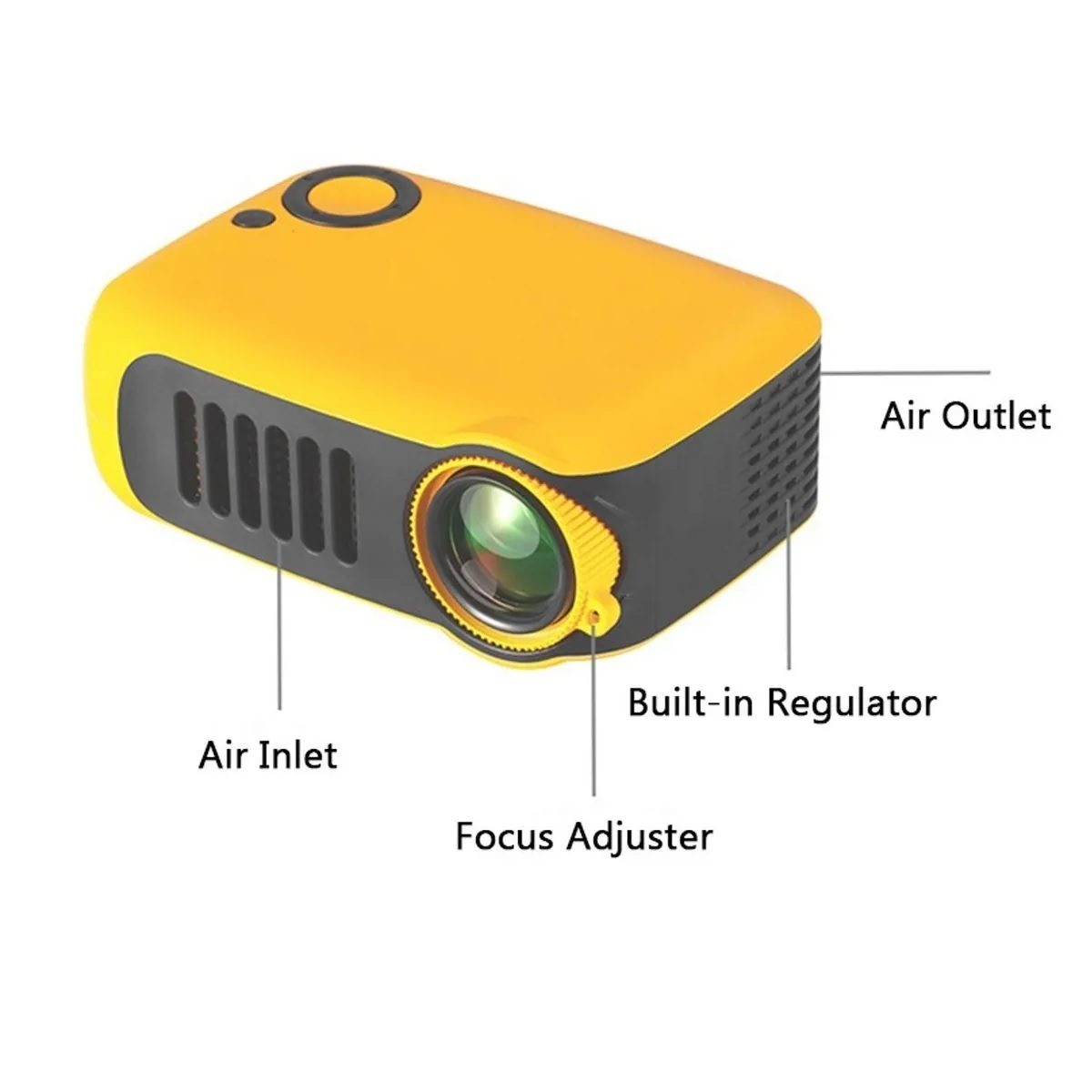  Proyector Mini Lcd Cine En Casa Película 3d Hd 1080p 