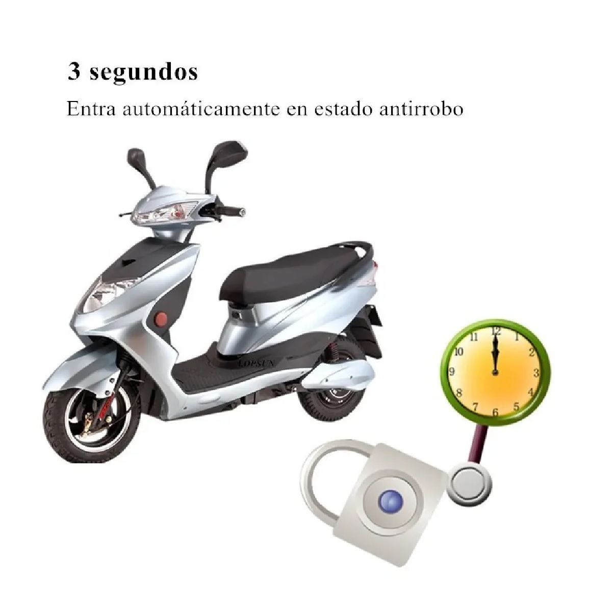 Kit Alarma Antirrobo P/moto Encendido A Distancia Control Remoto