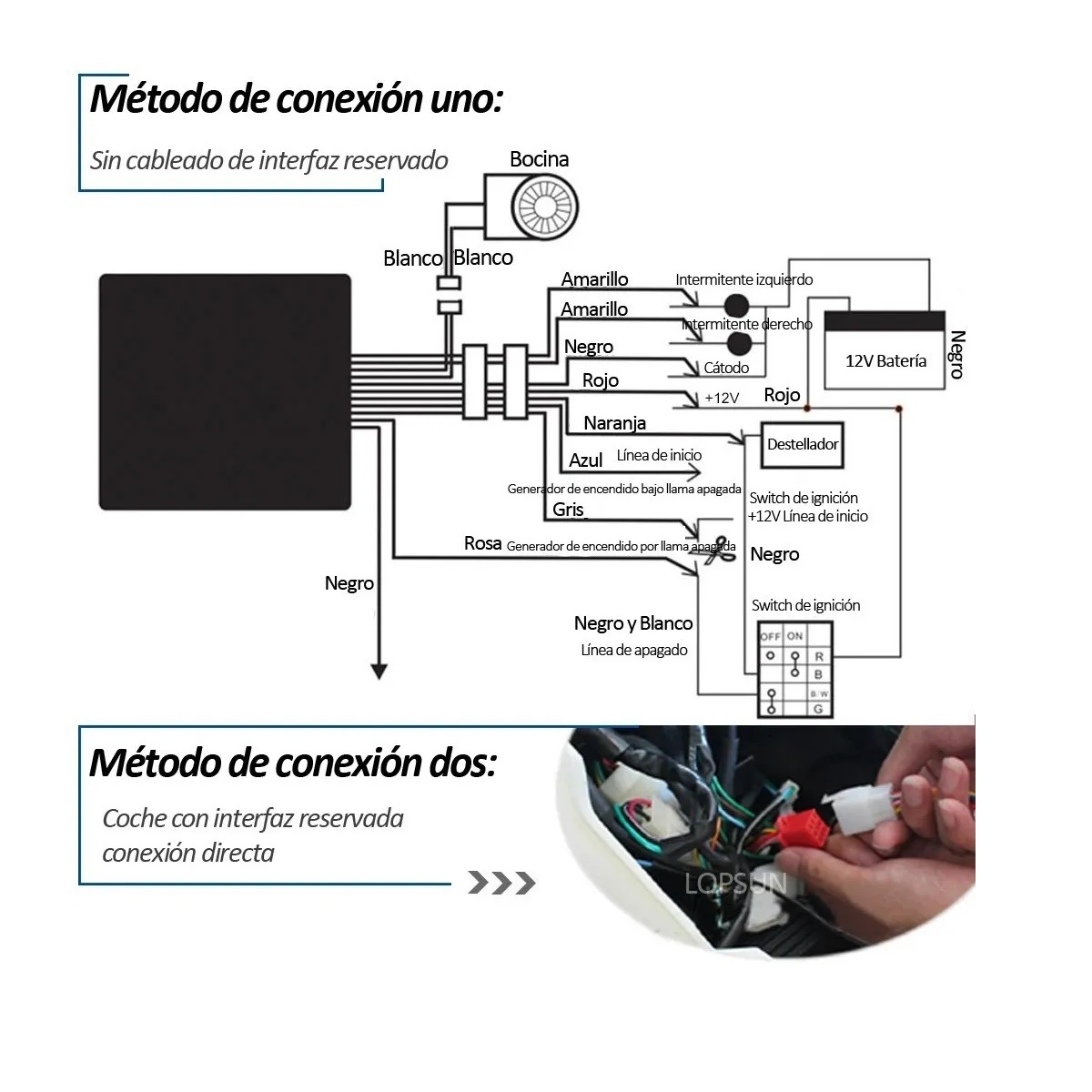 Kit Alarma Antirrobo P/moto Encendido A Distancia Control Remoto