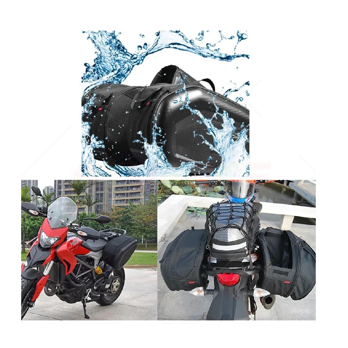 Alforjas Maletas Laterales Motocicleta Universal Impermeable