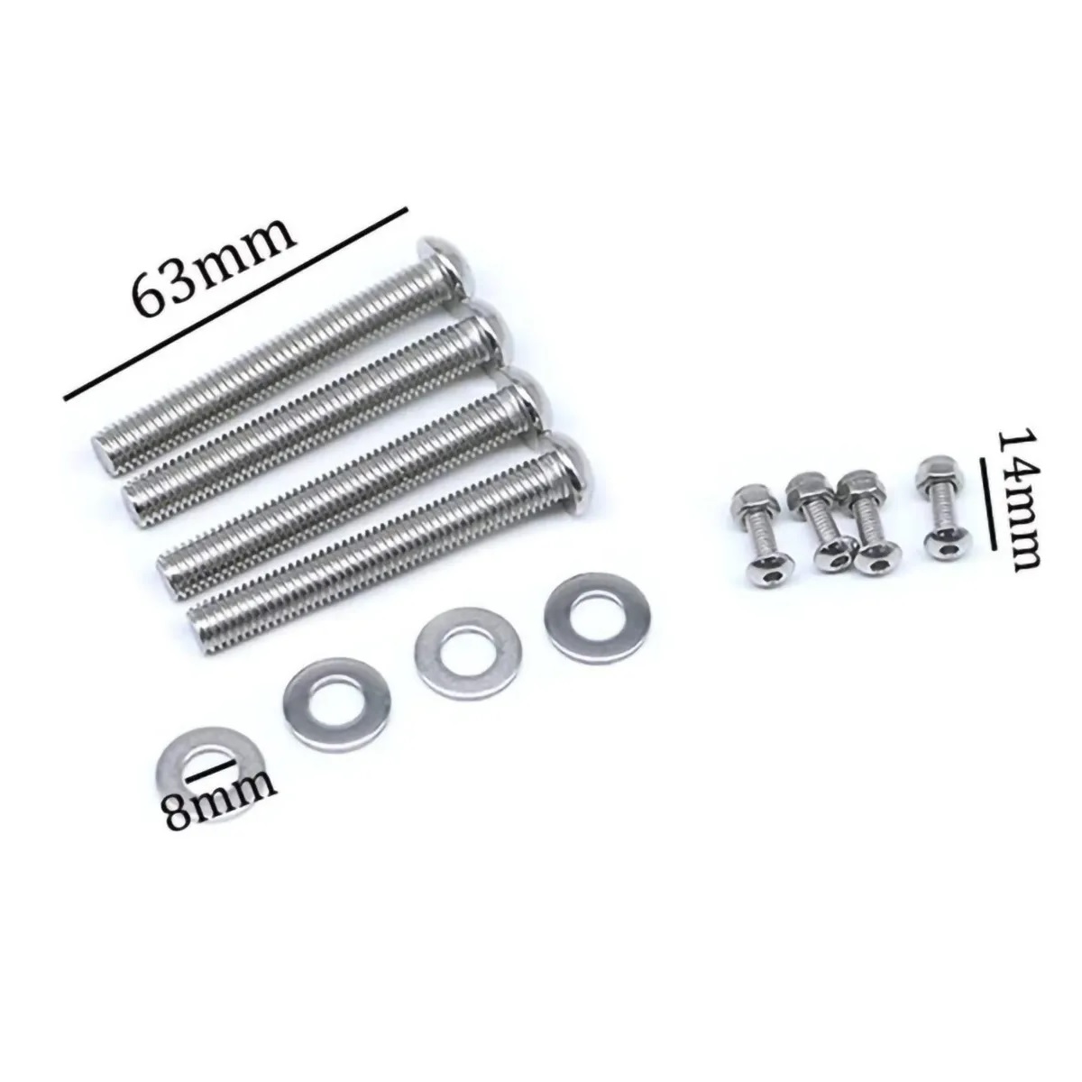 Soportes Alforjas Moto Universal Para Harley Yamaha Maletas Plata