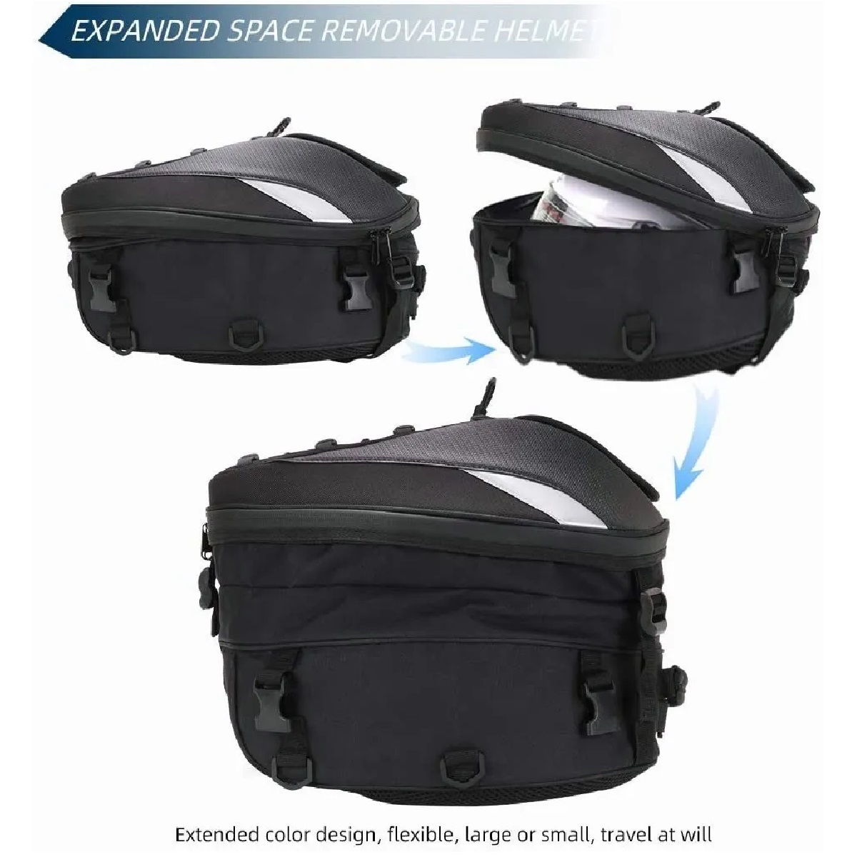 Alforjas Maletas Moto Bolsa De Asiento De Motocicleta Cola