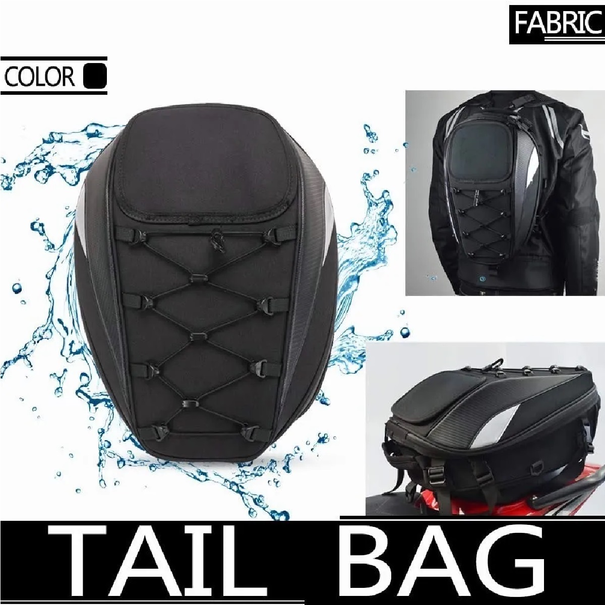 Alforjas Maletas Moto Bolsa De Asiento De Motocicleta Cola