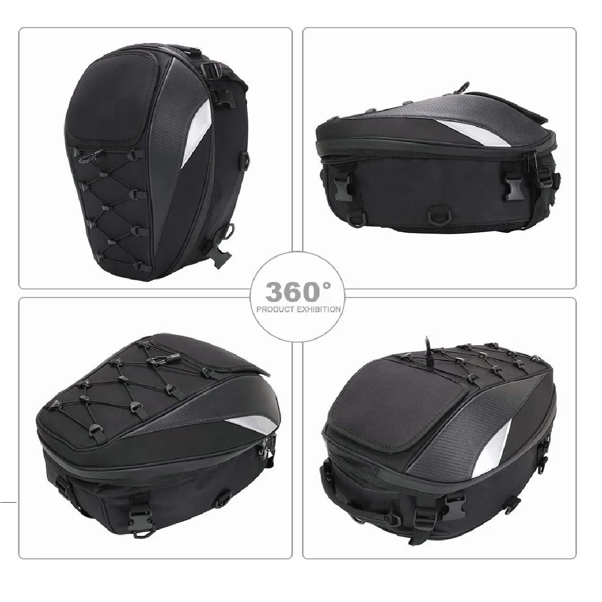 Alforjas Maletas Moto Bolsa De Asiento De Motocicleta Cola