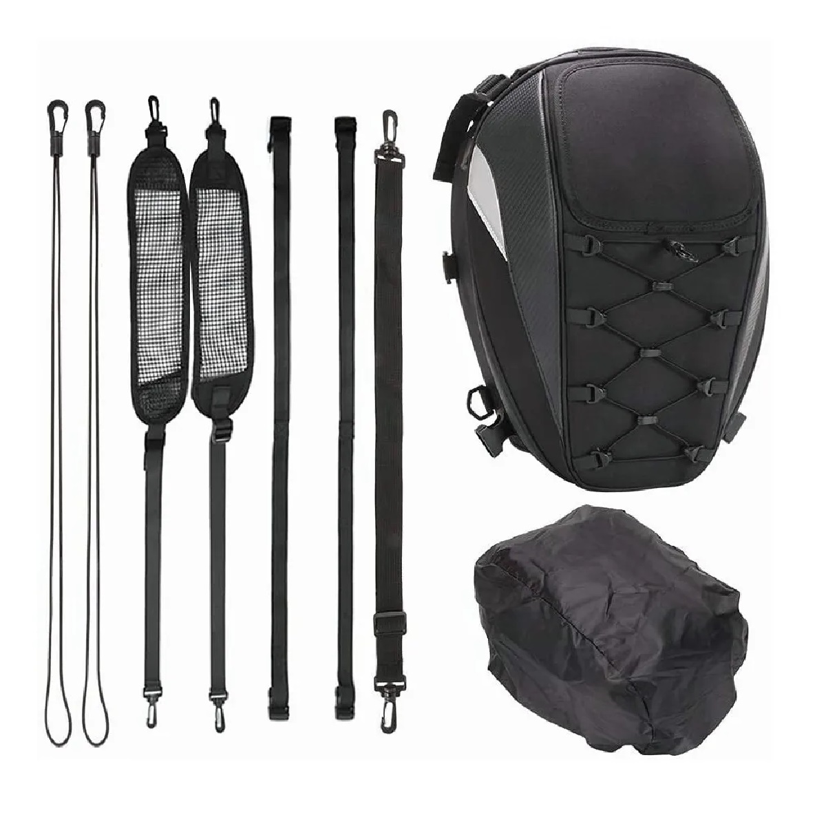 Alforjas Maletas Moto Bolsa De Asiento De Motocicleta Cola