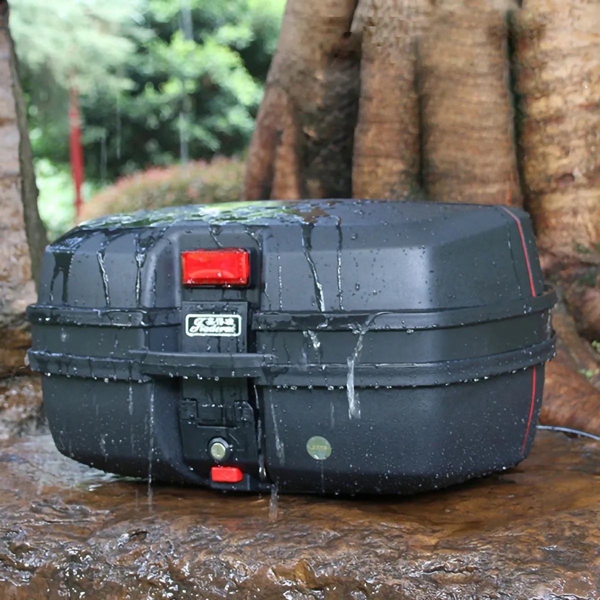  Maleta Trasera Equipaje Apto Para 2 Cascos Moto 45l