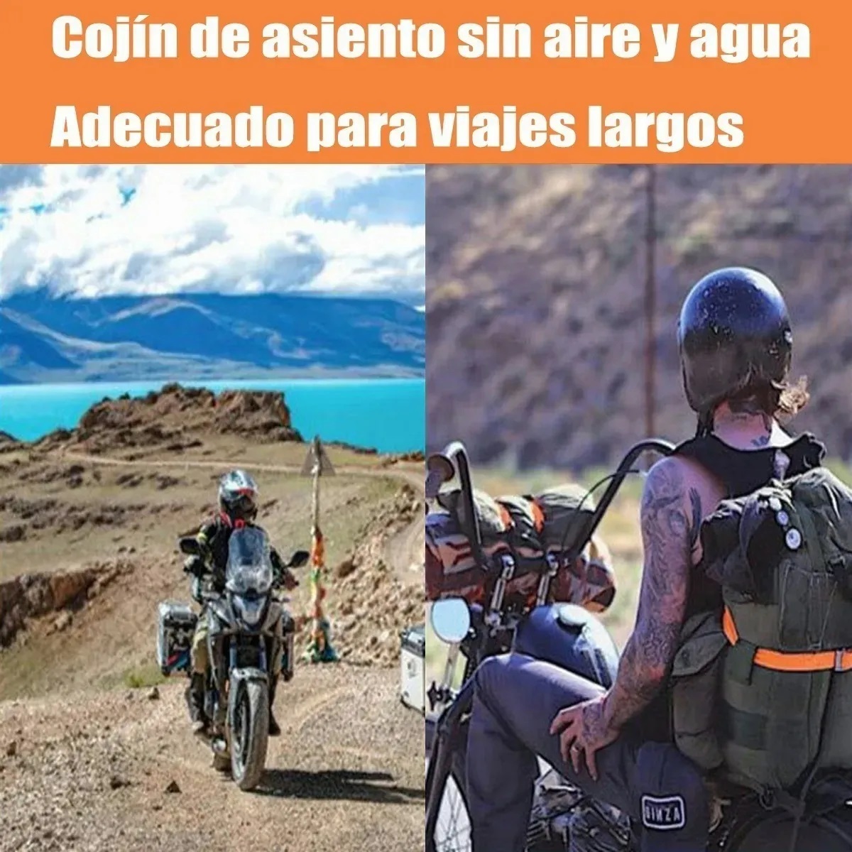 Cojín Gelatina 3d Amortiguador Transpirable De Asiento Moto