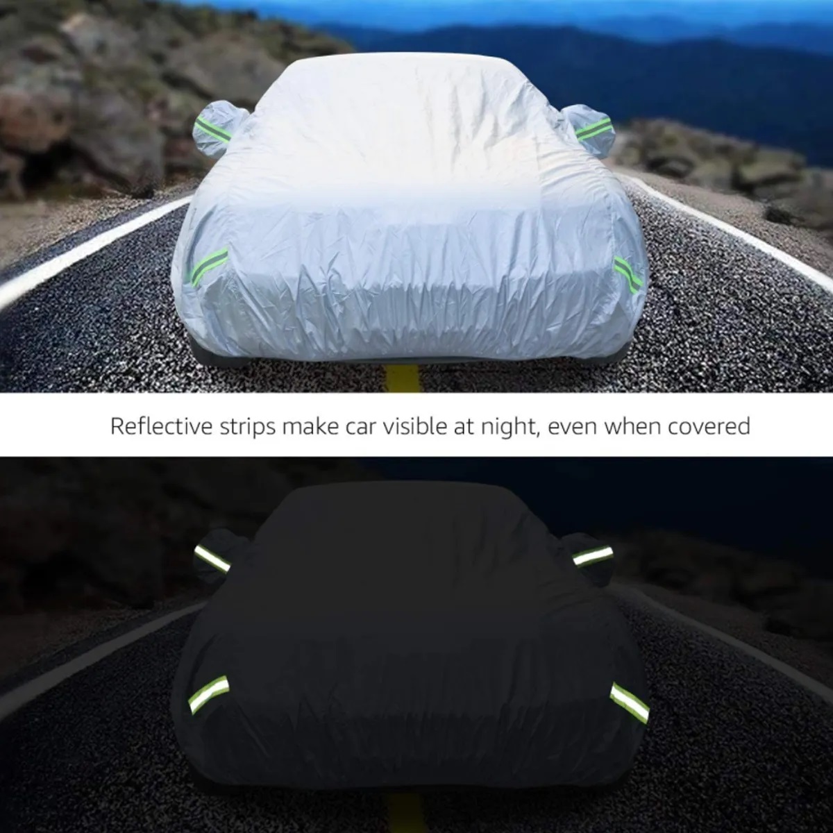 Funda Cubierta Auto Grande 4.9m Anti-sol Polvo Viento Lluvia