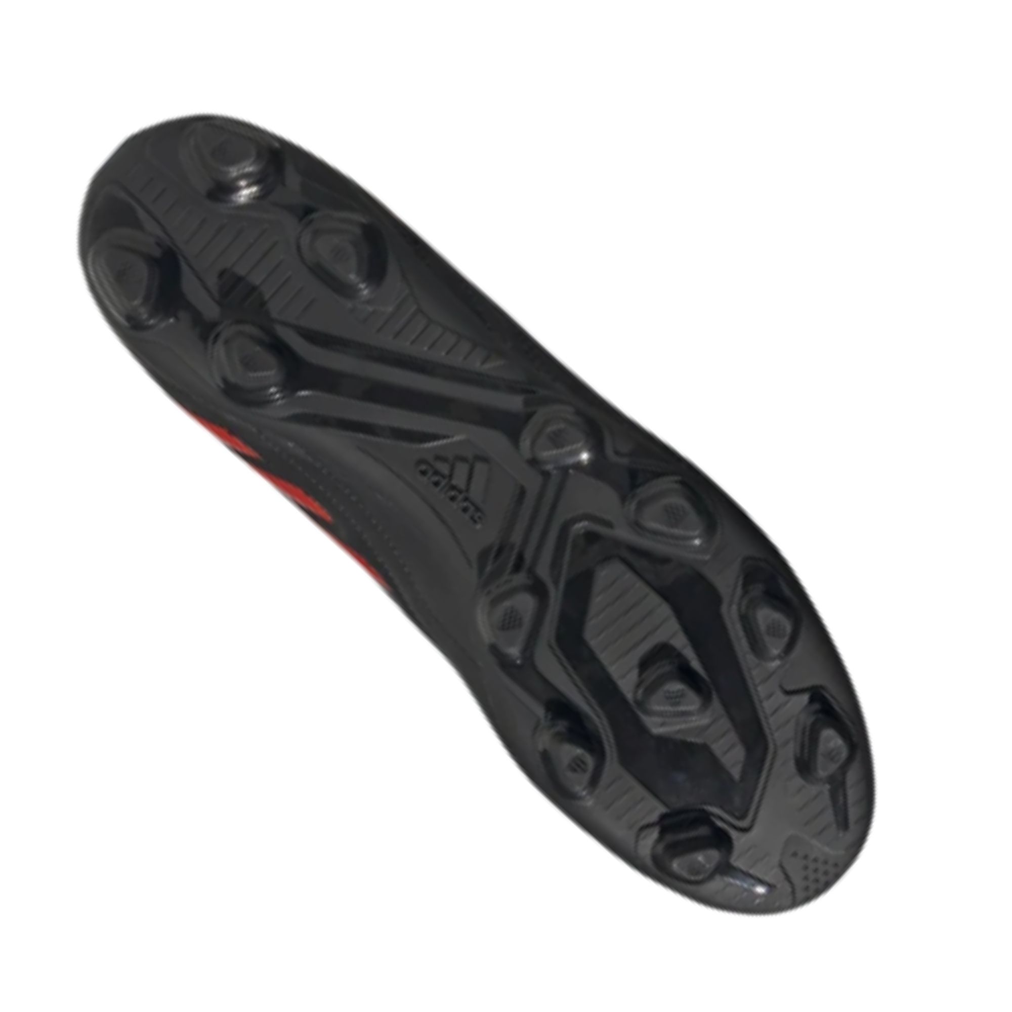 Tacos Tachones Adidas Deportivo FxG Negro con Rojo Originales FV7911