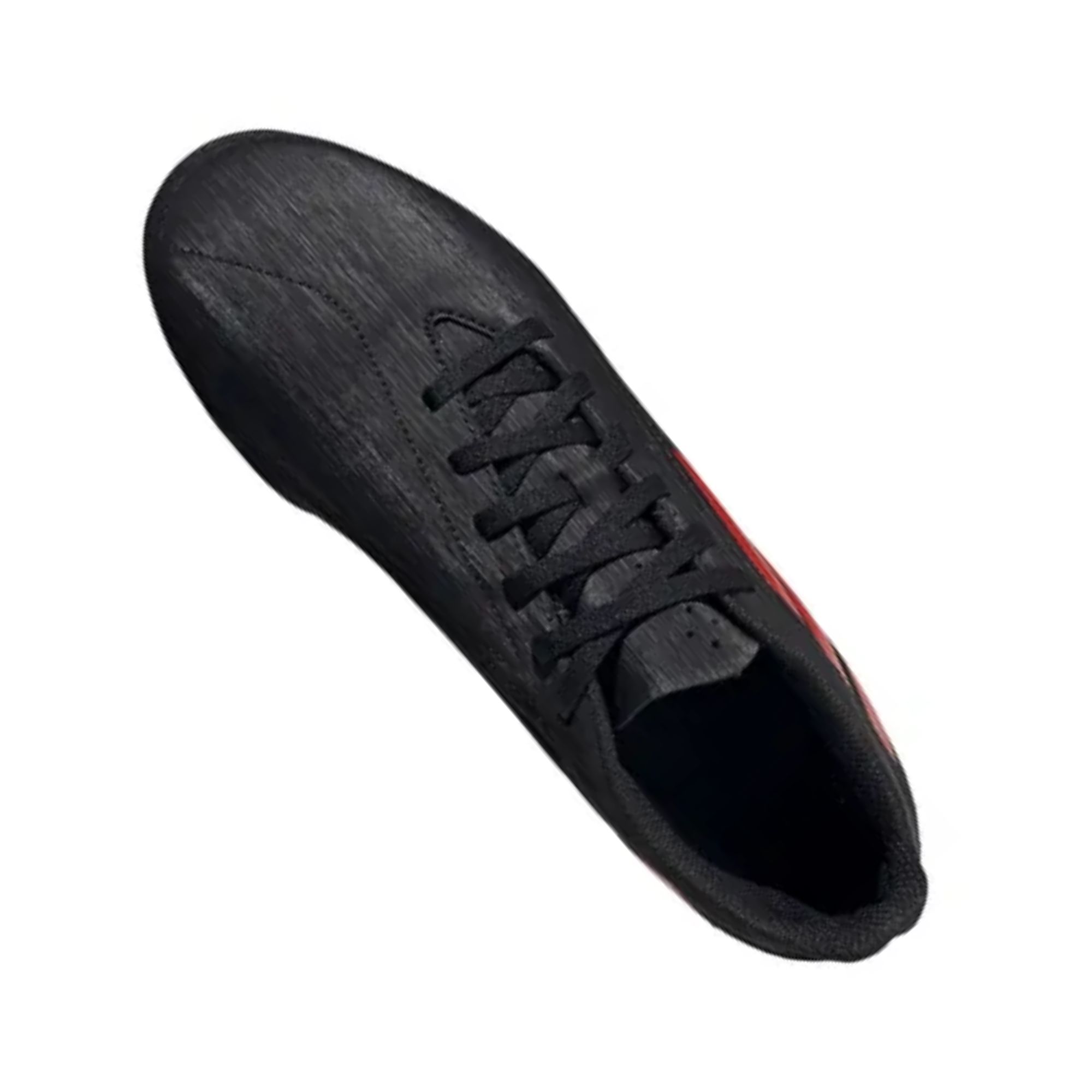 Tenis Adidas Deportivo TF Futbol Rápido Negro con Rojo Originales FV7914
