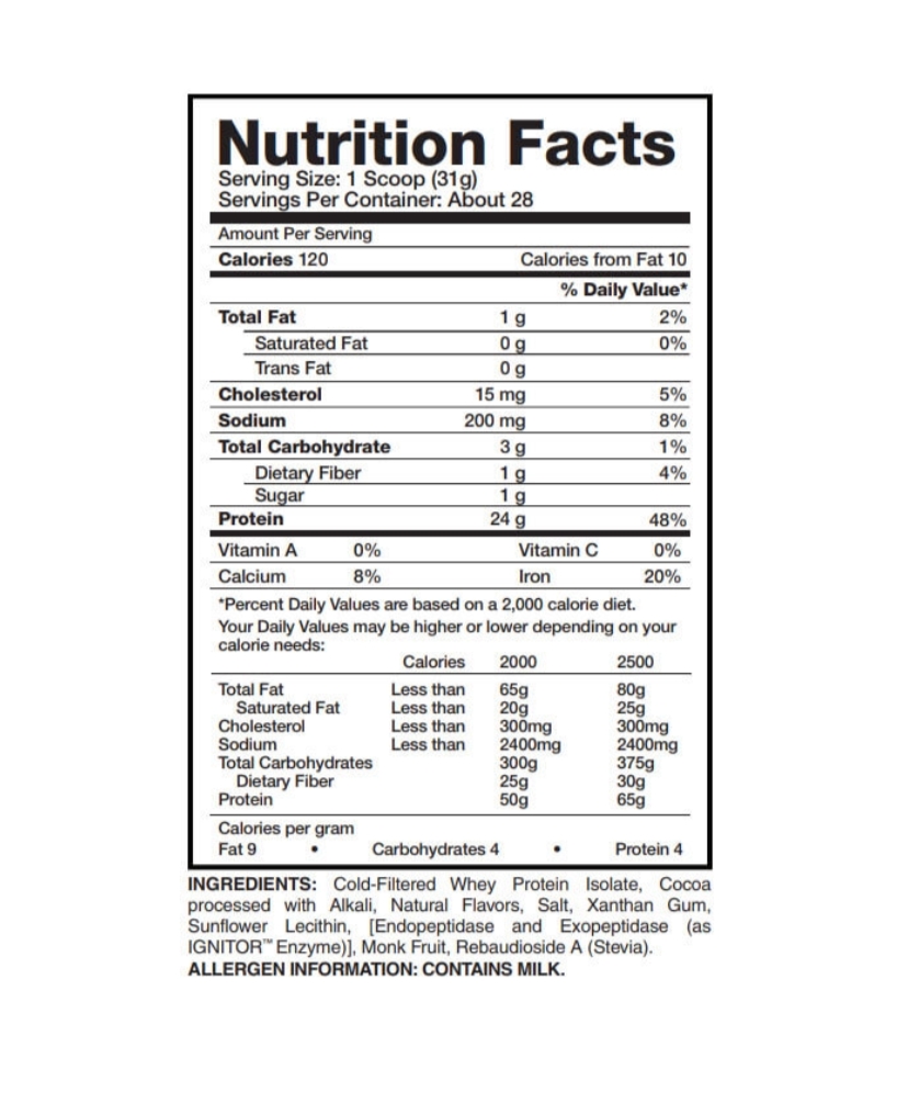 Isoject Evogen Sabor Vainilla (28 serv)