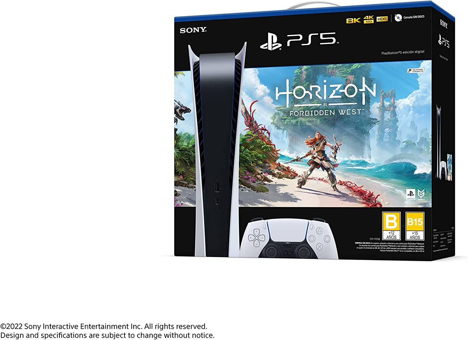 Consola PS5 + Horizon Forbidden Wes (Pack) + Horizon Edition