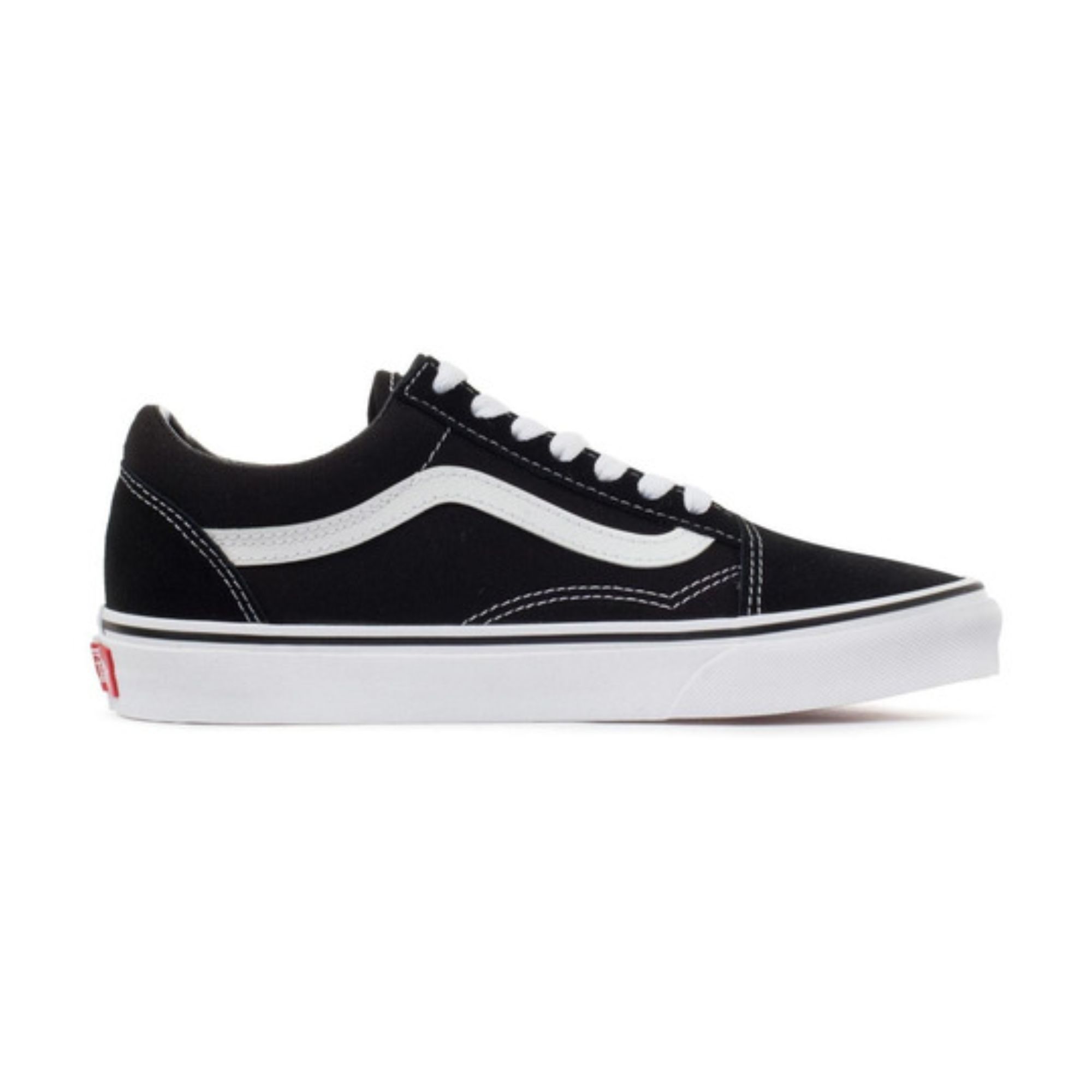 Tenis Vans Old Skool Check Negro con Blanco Unisex 0D3HY28