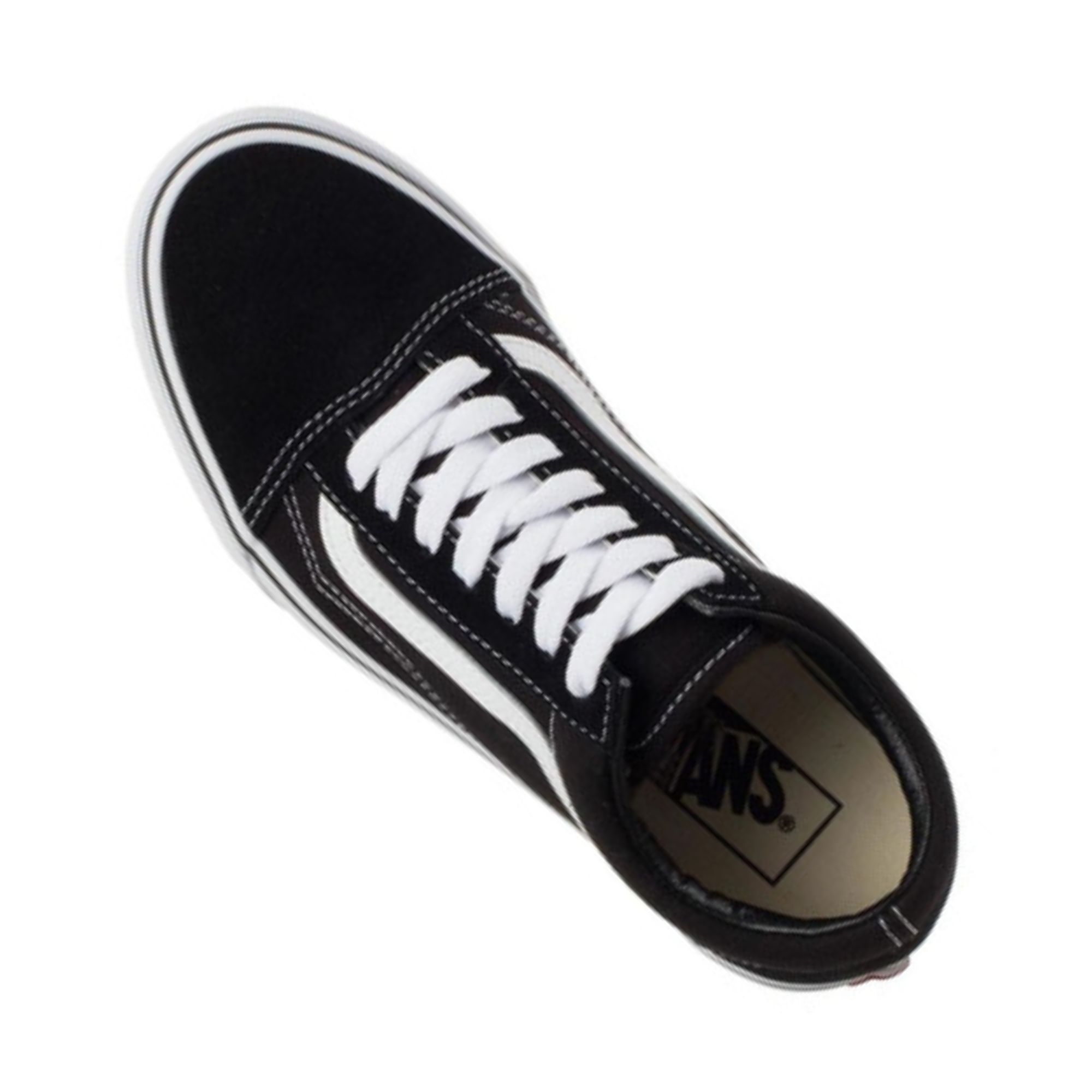 Tenis Vans Old Skool Check Negro con Blanco Unisex 0D3HY28