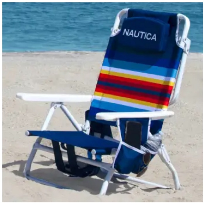 Camastro Silla de Playa Nautica Azul Marino