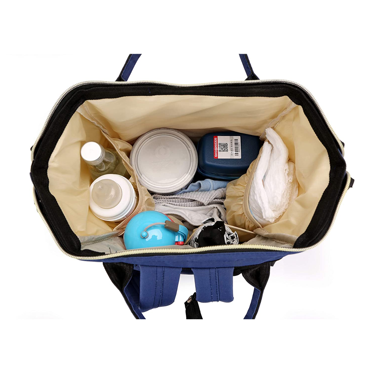 Bolsa térmica para biberones de leche materna/bolsa impermeable para leche  de bebé/mochila de viaje portátil para mamá, azul marino