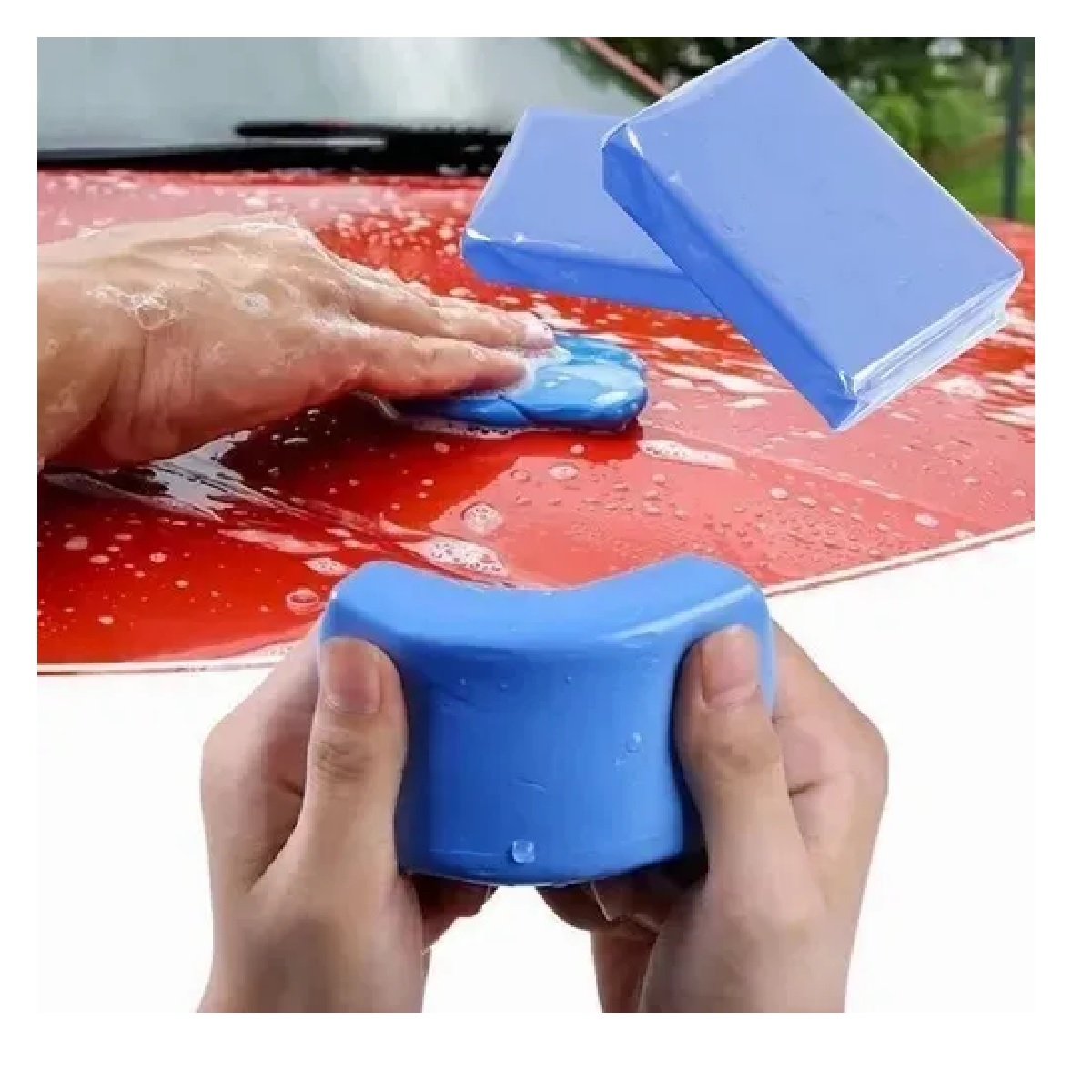 Arcilla Descontaminante Plastilina Para Coche, 5 Piezas