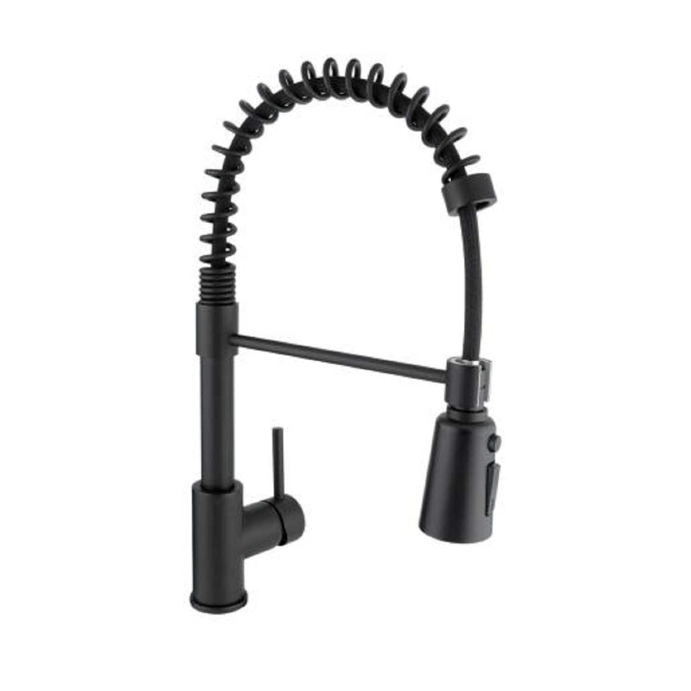 Monomando Para Cocina Semi Profesional Negro Mate