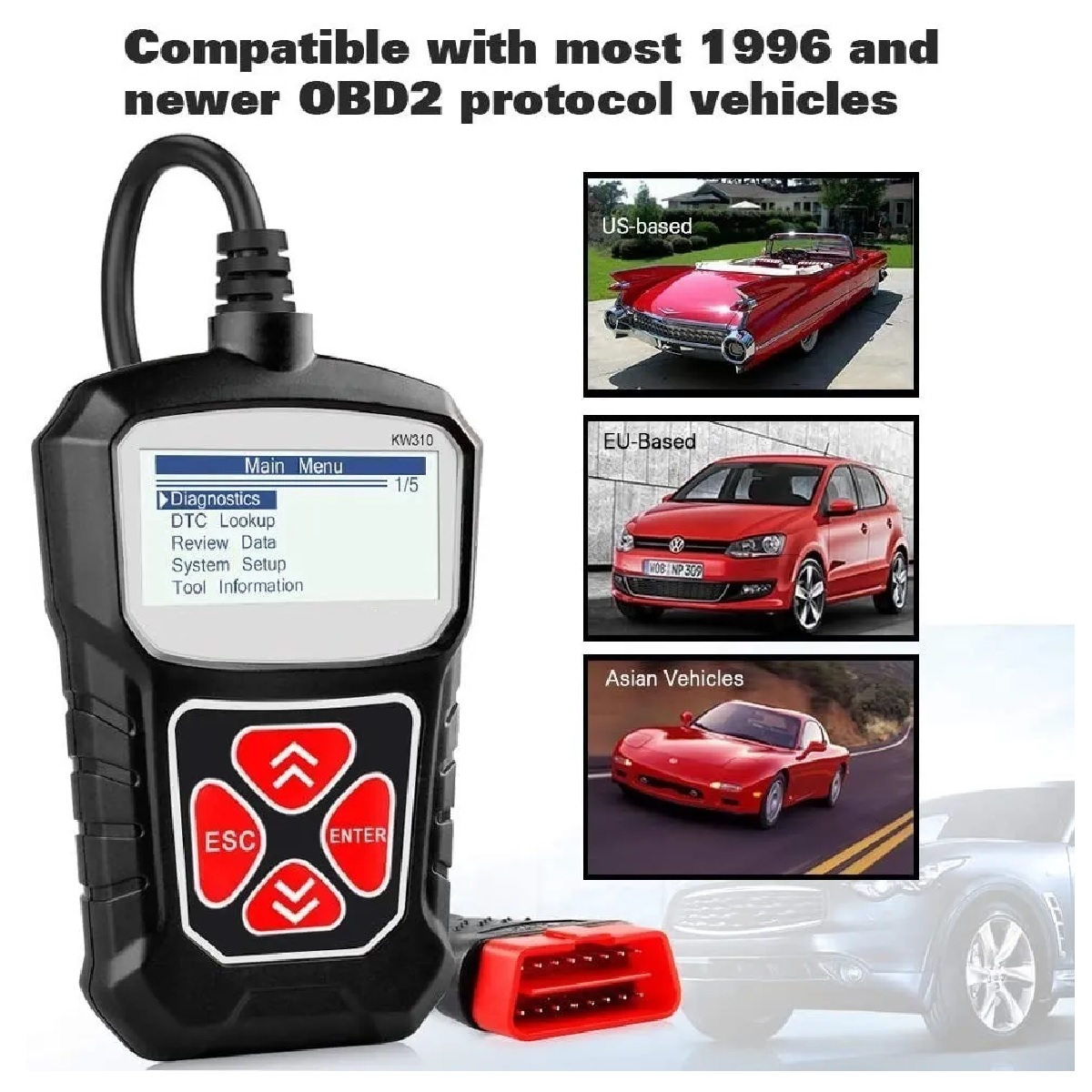 Escaner Automotriz Obd2 Lector De Códigos De Fallas