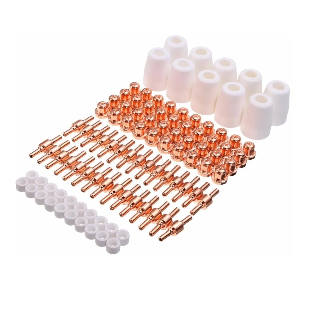 Set 100 Consumibles Electrodos Boquilla Cortadora De Plasma