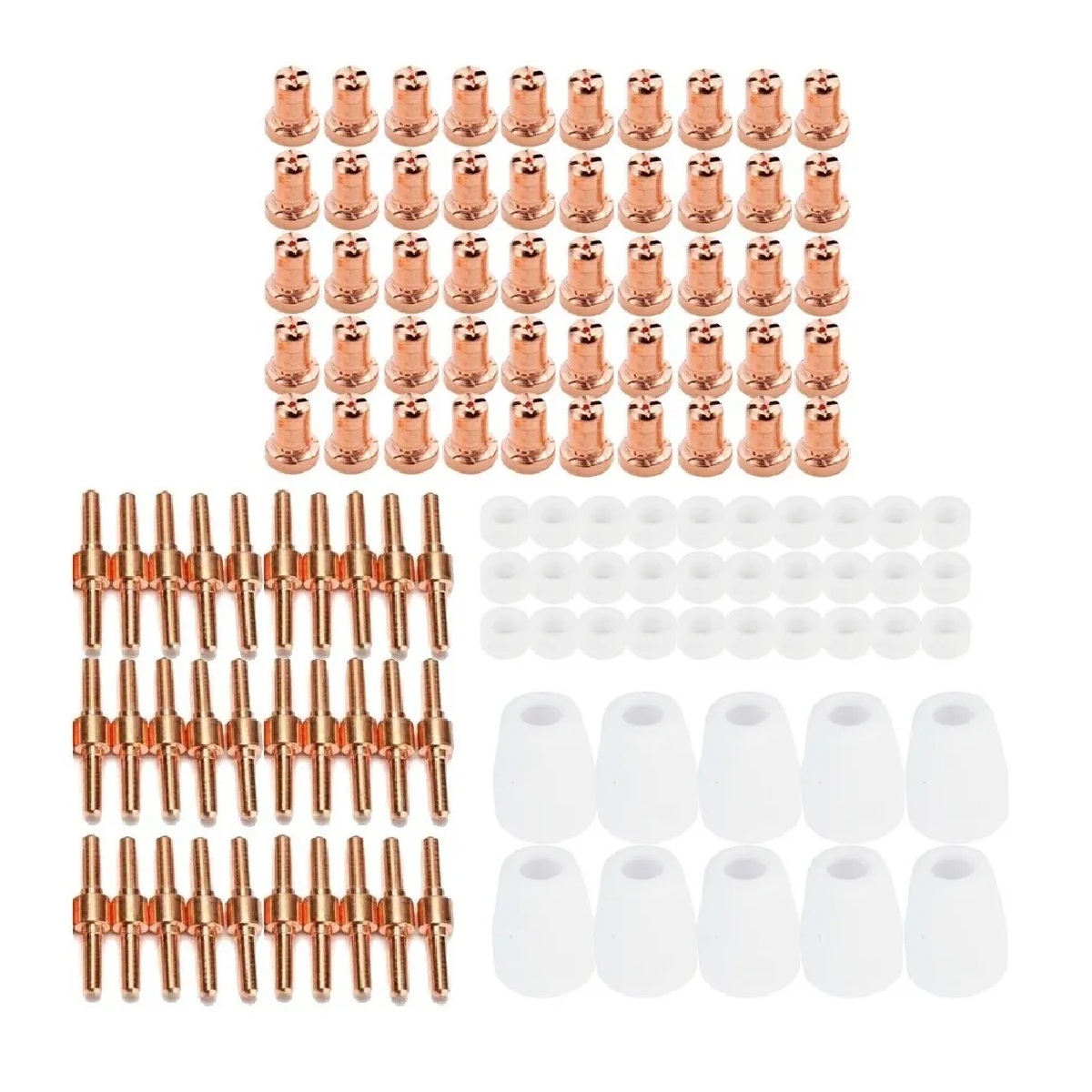 Set 100 Consumibles Electrodos Boquilla Cortadora De Plasma
