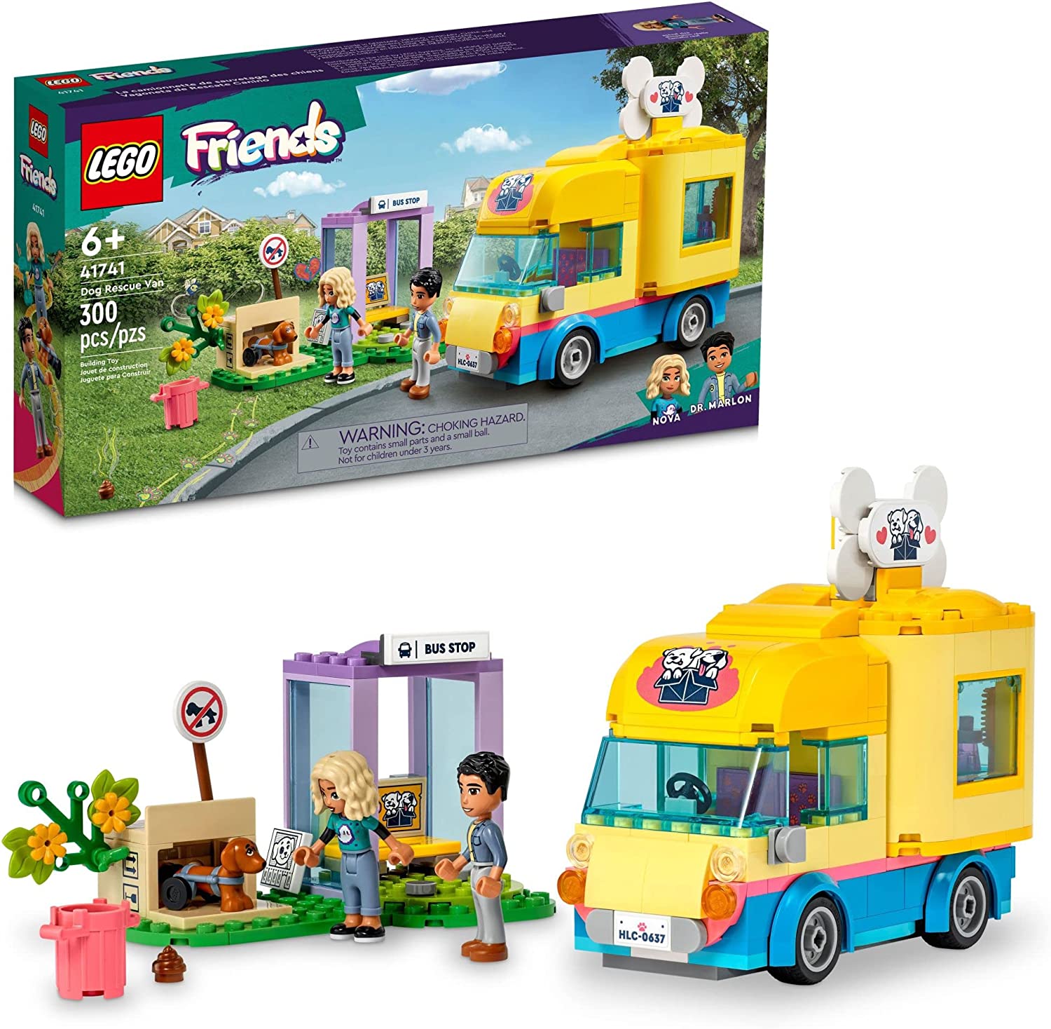 Lego Friends 41741 Vagoneta De Rescate Canino