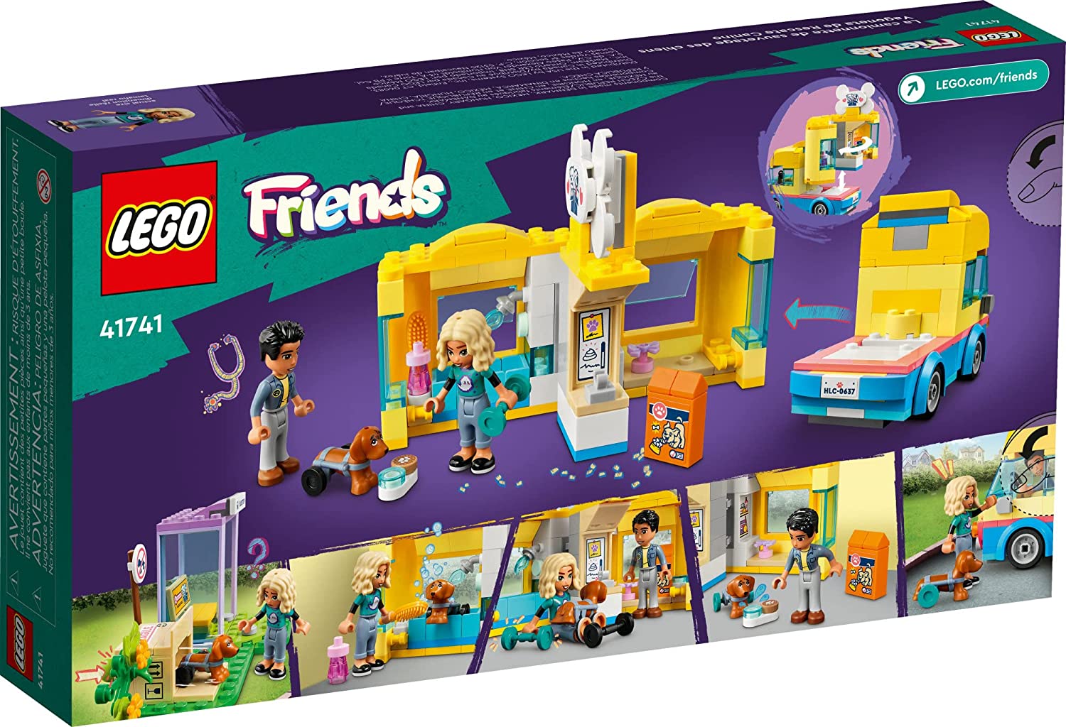 Lego Friends 41741 Vagoneta De Rescate Canino