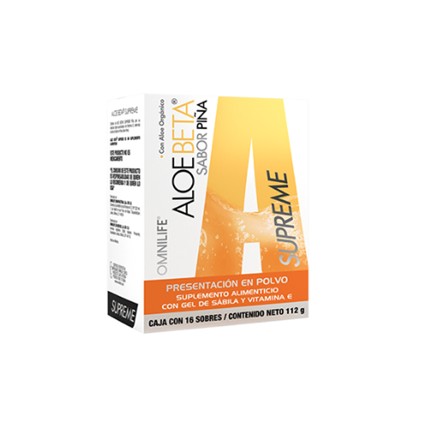 Aloe Beta Supreme caja con 16 sobres