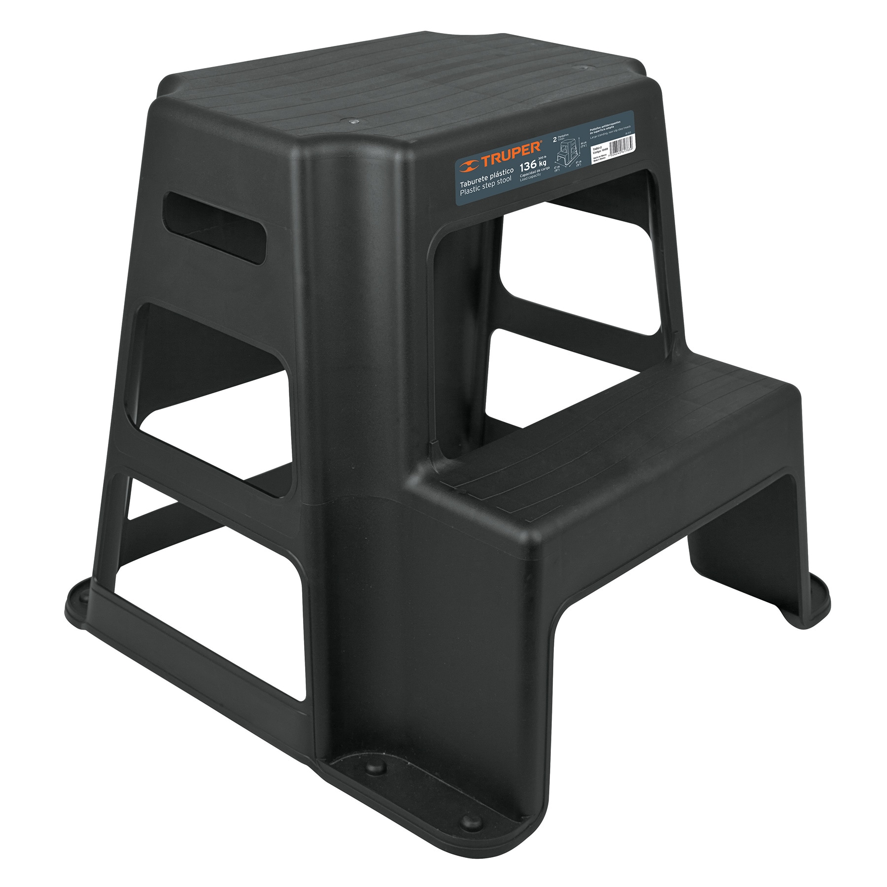 Taburete Y Banco De 2 Escalones Antiderrapante Soporta 136kg