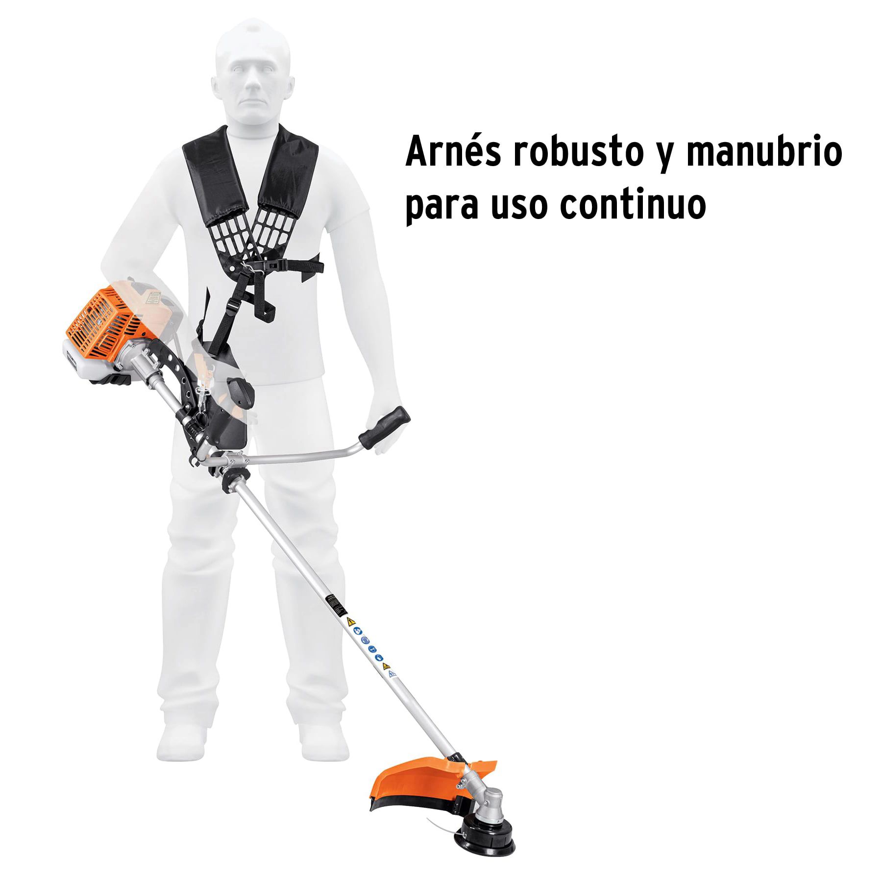 Desbrozadora Mosquito Con Cuchilla Y Carrete Uso Residencial, a gasolina 63 cc