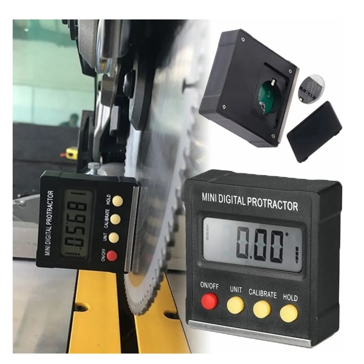 Mini Inclinómetro Digital, Medición Electrónica De 360