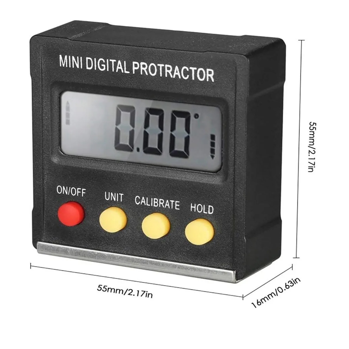 Mini Inclinómetro Digital, Medición Electrónica De 360