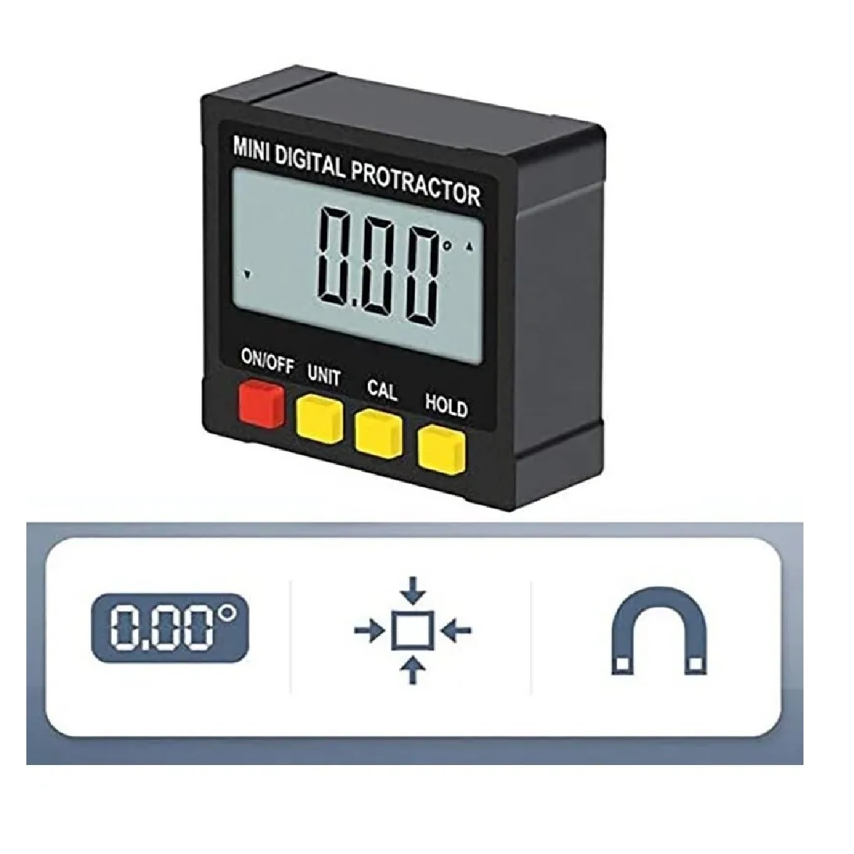 Mini Inclinómetro Digital, Medición Electrónica De 360