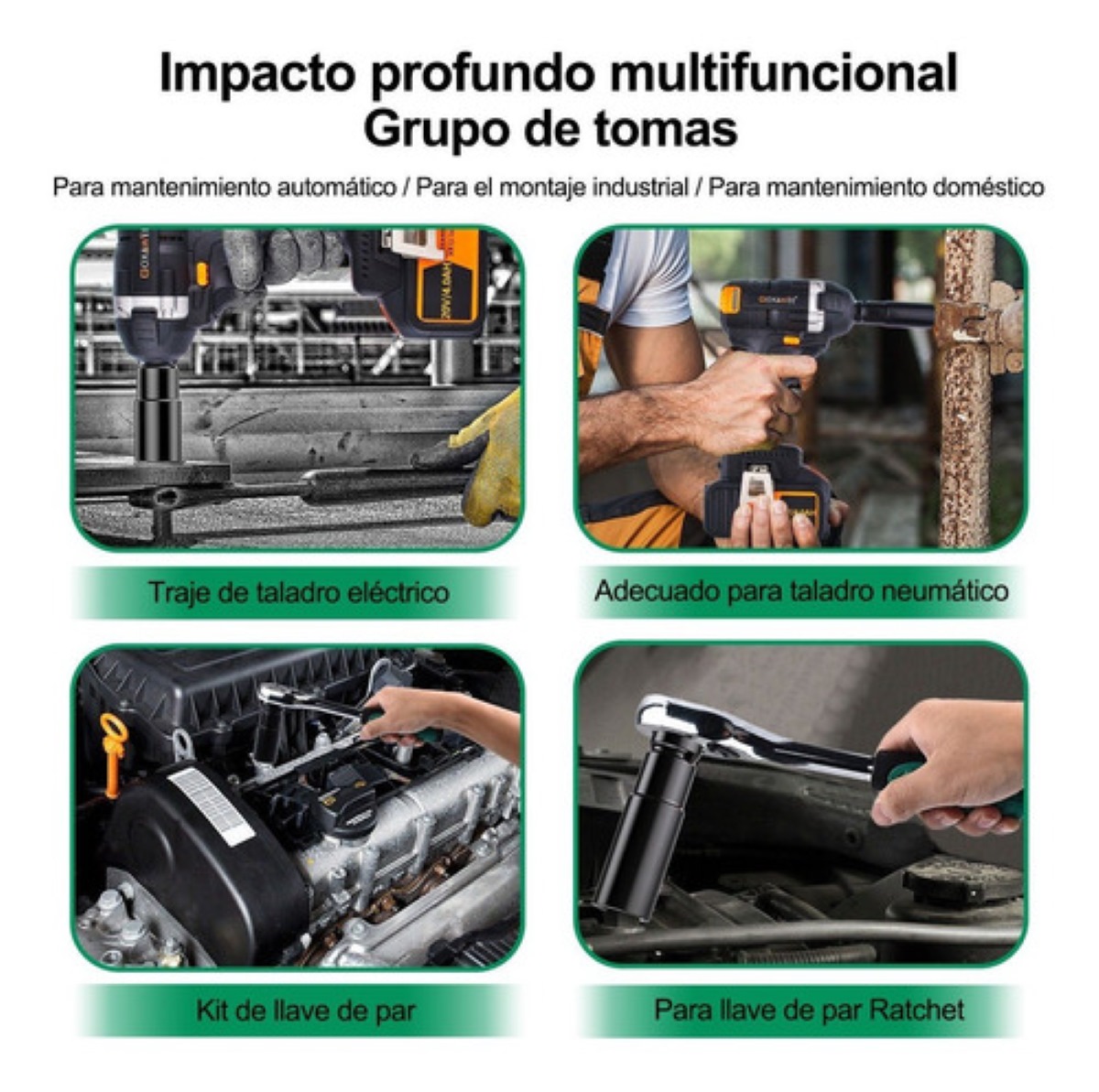 Juego De Herramientas Llave De Vaso Kit De Mecanicas 10 Pzs Caja Amarilla