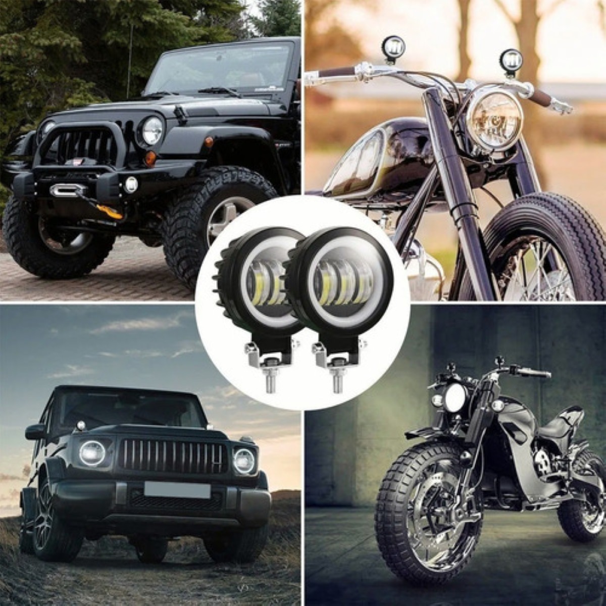 Foco De Lente Externa Led Foco De Moto De Coche