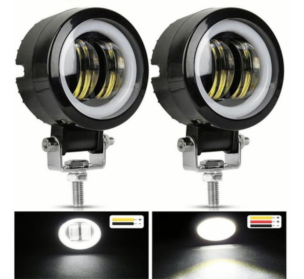 Foco De Lente Externa Led Foco De Moto De Coche