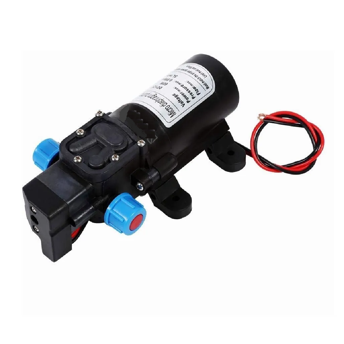 Bomba De Agua De Diafragma Portátil De 60w 5l/min Cc 12 V