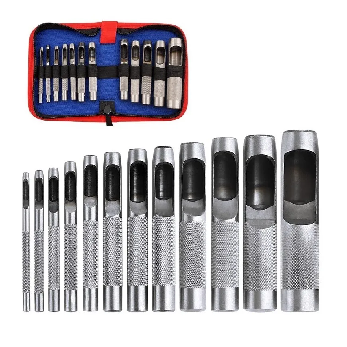 Juego De Sacabocados De Golpe Con 12 Medidas Diferentes