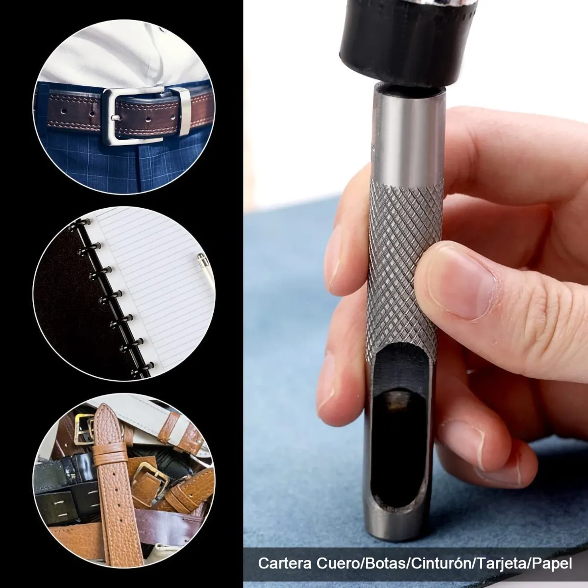 Juego De Sacabocados De Golpe Con 12 Medidas Diferentes