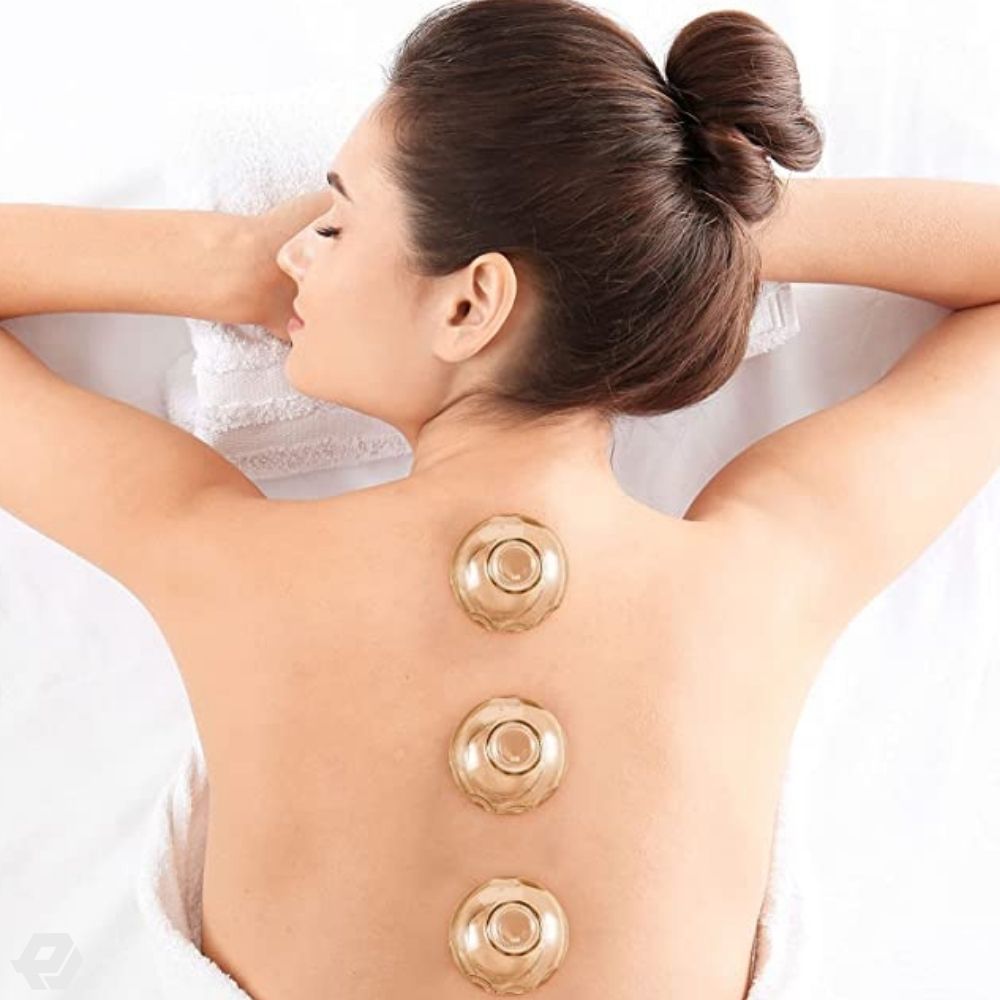 12 Ventosas Vidrio Relajacion Terapeutica Succion al Vacio