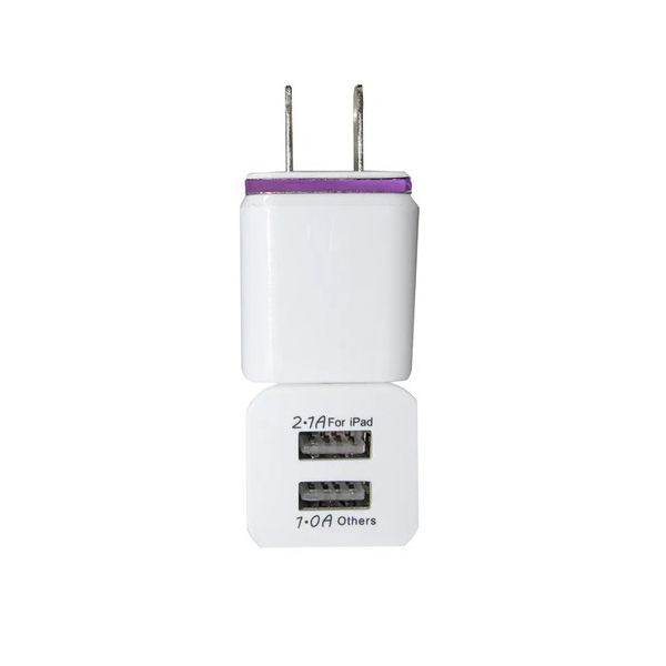 Cargador/Adaptador Audiobahn 2 Entradas USB P/Celular 
