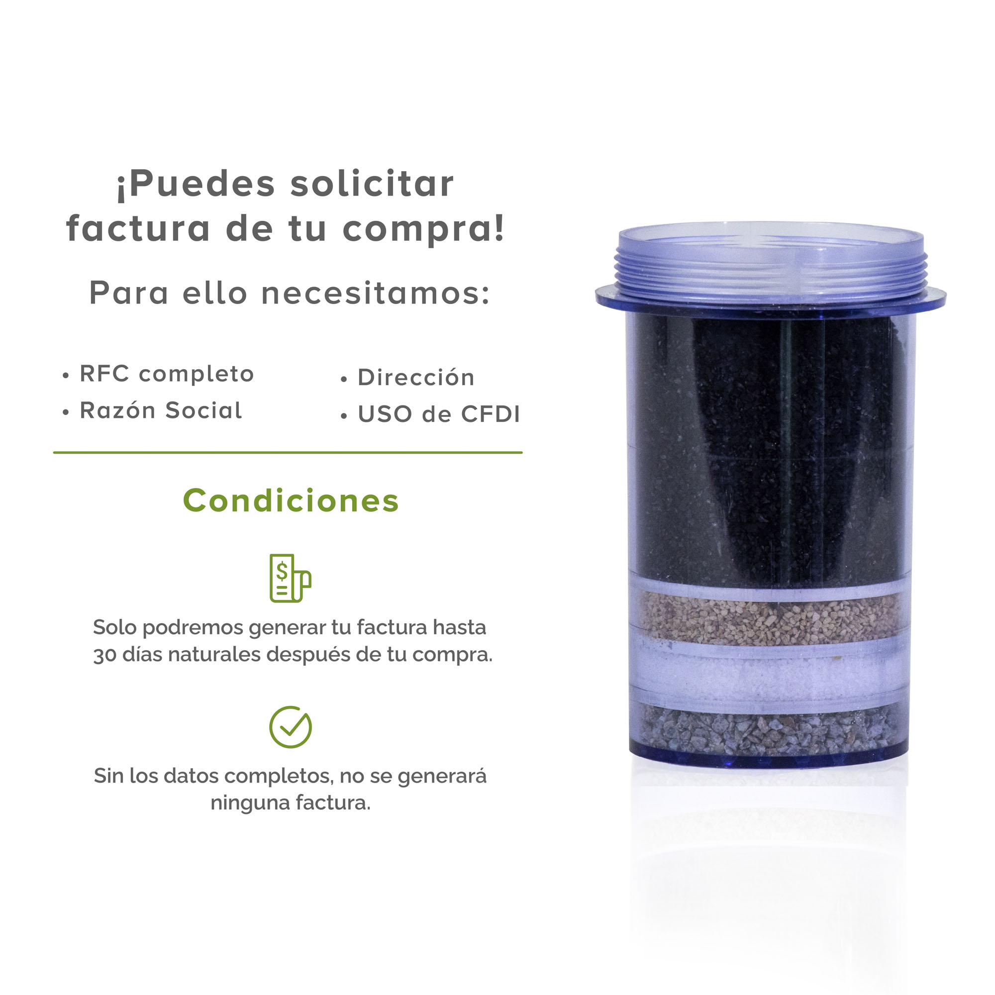Filtro De Repuesto Purificador De Agua 10 Litros Avera FPA10L