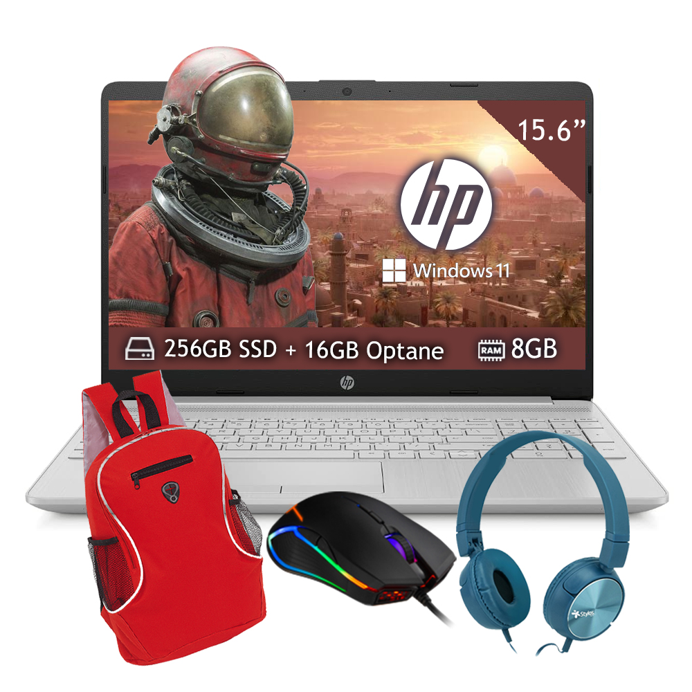 Laptop Hp 15-DW1058LA, Intel Core I5-10210U, SSD 256GB + 16GB Intel ...