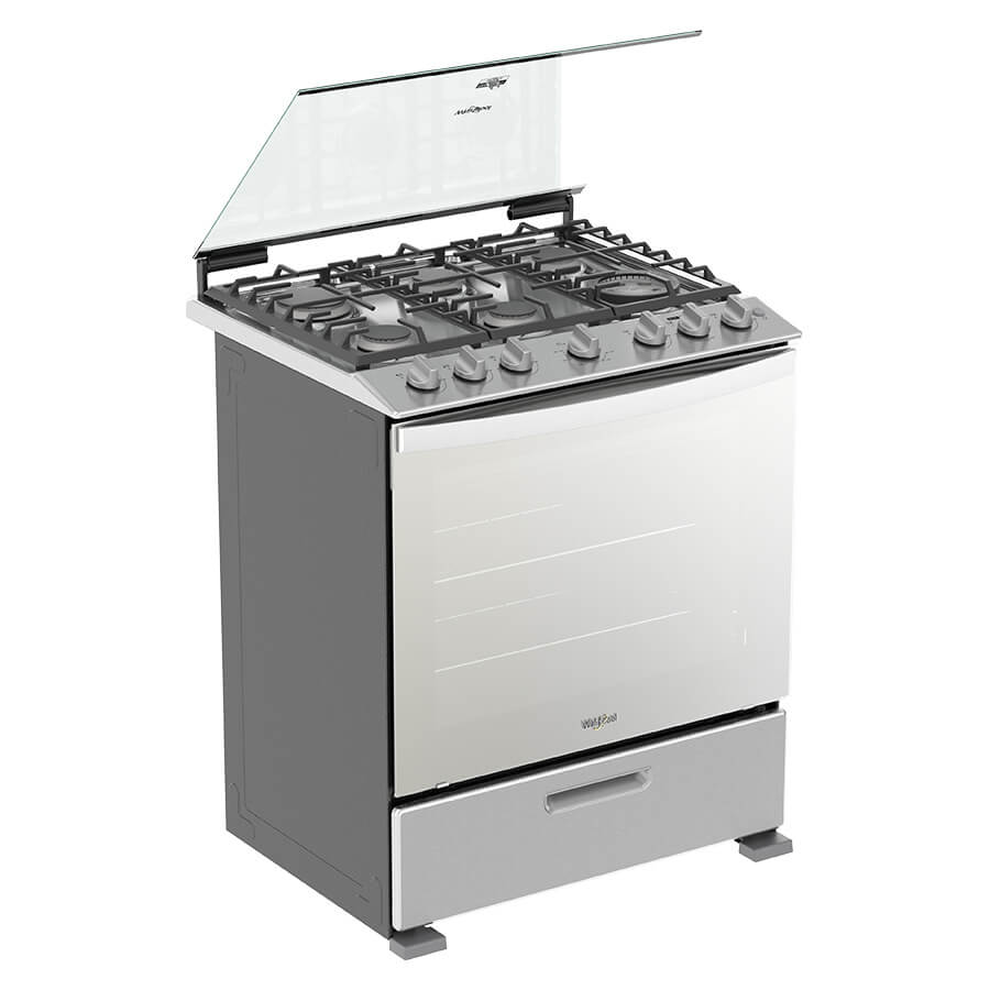 Estufa Whirlpool Gas Xpert Flamma Al Piso 30  WFR7000S