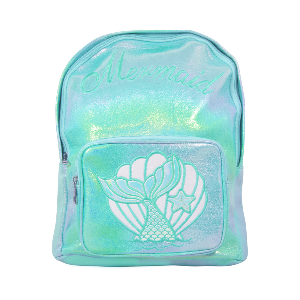 Mochila de Sirena de Color Azul Tornasol