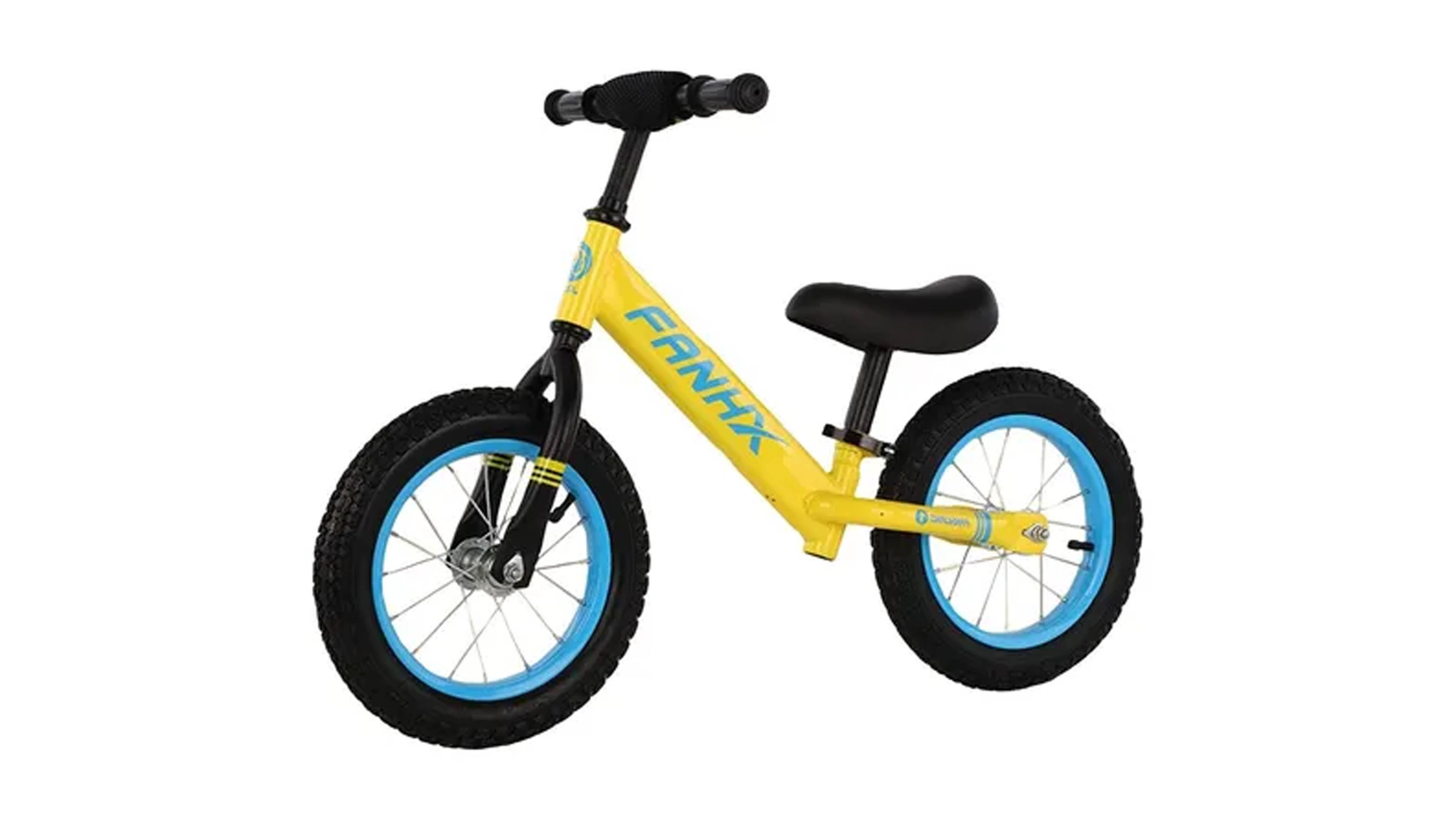 Bicicleta de Balance Sin Pedales Bicicleta de Equilibrio Entrenadora color Amarillo Rodada de 12 Fanhx 