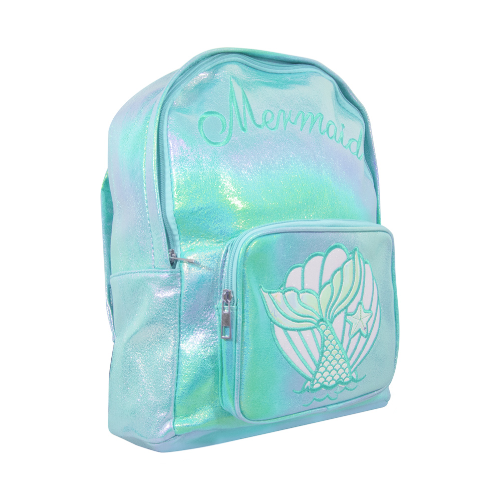 Mochila de Sirena de Color Azul Tornasol